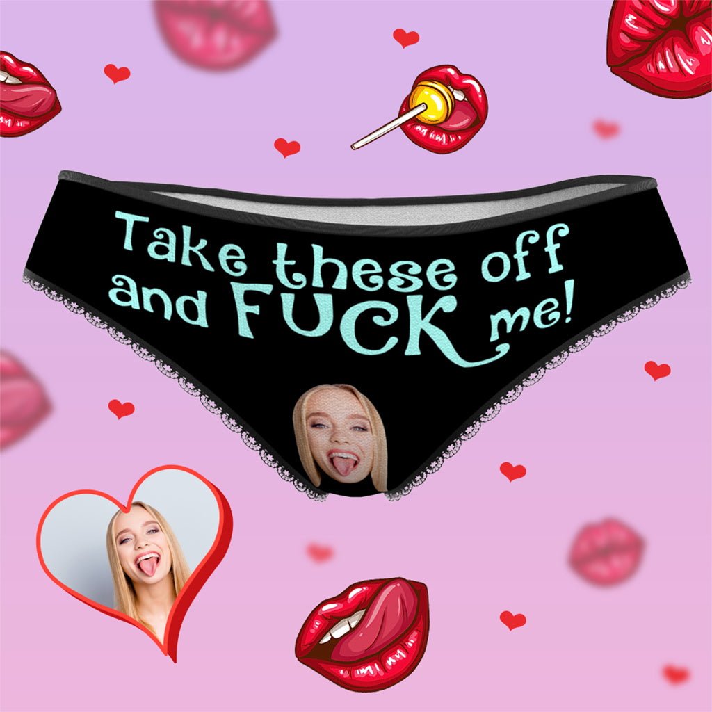 gifts for wife Love Her Always - Personalized Keepsake - Face Playful Adult Panties Custom Women's Underwear Valentine's Day