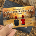 Personalized Family Forever Wallet Card - Perfect Gift for Siblings, Memorial Keepsake 706268 - Q - DiyGiftly