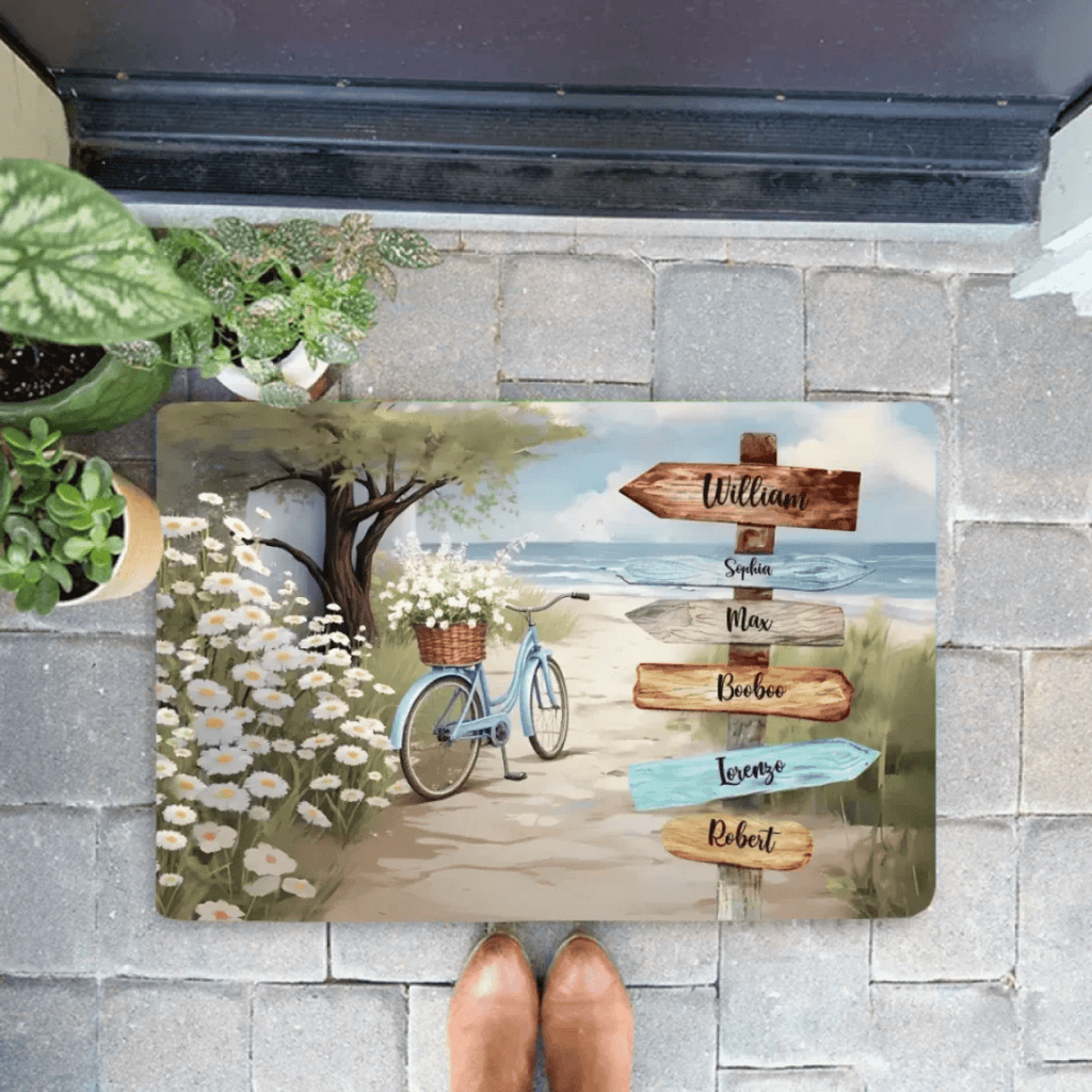 Personalized Family Multi Name Doormat, Custom Family Name Doormat For Home Decor 716711 - D - DiyGiftly