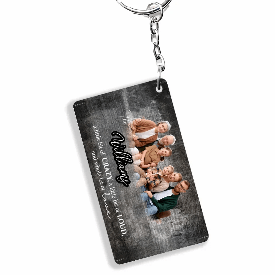 Personalized Family Photo - Portrait Canvas - Best Family Gift For Home Acrylic Keychain 736330 - DiyGiftly