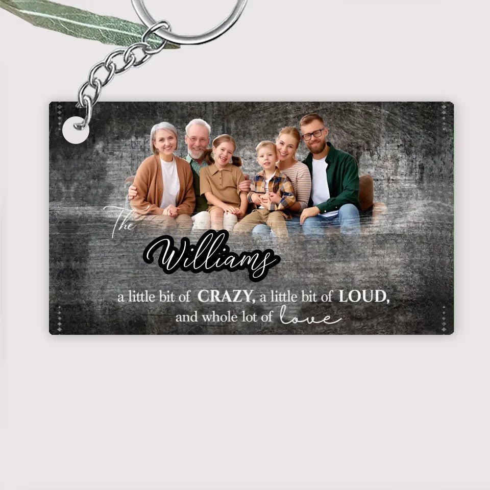 Personalized Family Photo - Portrait Canvas - Best Family Gift For Home Acrylic Keychain 736330 - DiyGiftly