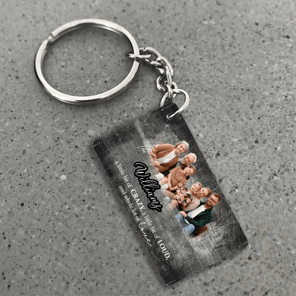 Personalized Family Photo - Portrait Canvas - Best Family Gift For Home Acrylic Keychain 736330 - DiyGiftly