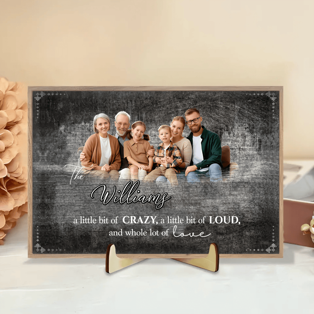 Personalized Family Photo - Portrait Wooden Plaque - Best Family Gift For Home Wall Art Decor 709200 - DiyGiftly