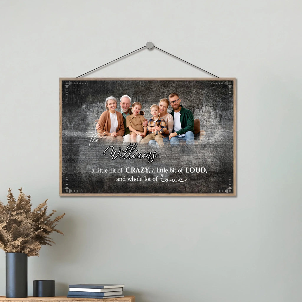 Personalized Family Photo - Portrait Wooden Plaque - Best Family Gift For Home Wall Art Decor 709200 - DiyGiftly