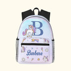 Personalized Fantasy Unicorn Child School Backpack with Name Initial Waterproof Large Capacity Back to School Gift for Children 53817344 - DiyGiftly