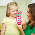 Personalized Fantasy Unicorn Initial 16 oz Kid Water Bottle with Straw and Name Birthday Back to School Gift for Kids 77463552 - DiyGiftly