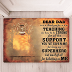 Personalized Firefighter Dad And Child Thank You 709996 - D - DiyGiftly