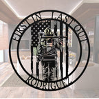 Personalized Firefighter Metal Sign – Custom Fire Department Wall Art, Fireman Badge Metal Plaque, Unique Gifts for Firefighters, Fire Stations & Hero Appreciation 41625600 - DiyGiftly