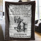 Personalized Firefighter Prayer Customized Blanket 750599 - M - DiyGiftly
