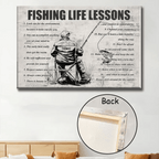 Personalized Fishing Life Lessons Poster - Gift For Fishing Lovers 746184 - 746198 - DiyGiftly