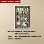 Personalized Fishing Photo Collage Poster, Gift For Fishing Lovers 745656 - DiyGiftly