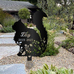 Personalized Fluffy Cat Memorial Pile Custom Pet Grave Marker Outdoor Garden Memorial Decoration 18197504 - DiyGiftly