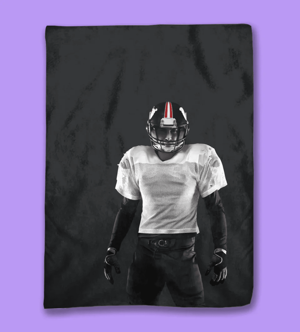Personalized Football Blanket - Gift For Football Lovers 749983 - DiyGiftly