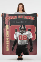 Personalized Football Blanket - Gift For Football Lovers 749983 - DiyGiftly