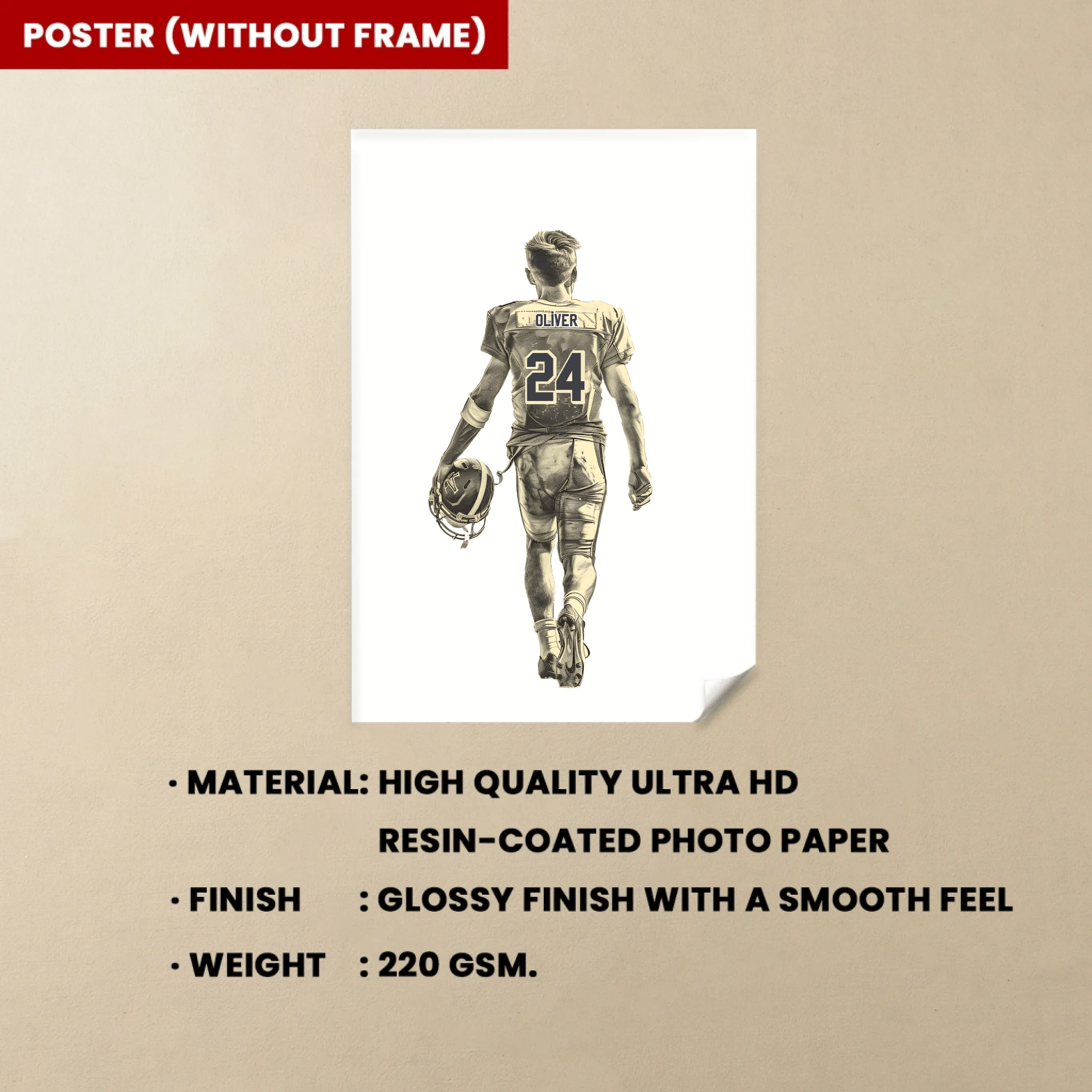 Personalized Football Gift for Boys Custom Pencil Sketch Art Footbal Boys Room Decor Senior Night Gift ldea Gift for Him Boyfriend Wall Art. 739392 - 739403 - DiyGiftly