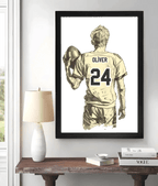 Personalized Football Gift for Boys Custom Pencil Sketch Art Footbal Boys Room Decor Senior Night Gift ldea Gift for Him Boyfriend Wall Art. 739392 - 739403 - DiyGiftly