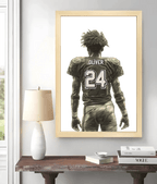 Personalized Football Gift for Boys Custom Pencil Sketch Art Footbal Boys Room Decor Senior Night Gift ldea Gift for Him Boyfriend Wall Art. 739392 - 739403 - DiyGiftly