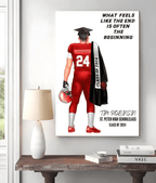 Personalized football graduation gift football team gifts teammate gift football player print Senior Football Gift Senior Night 737910 - 738632 - DiyGiftly