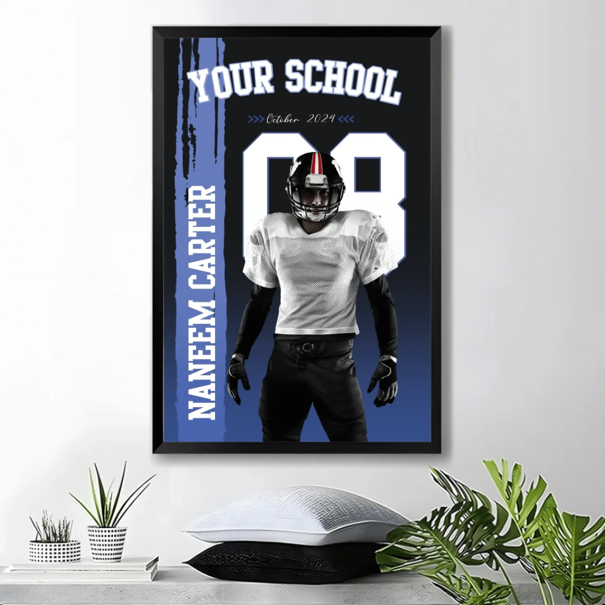 Personalized Football Life Lessons Poster - Gift For Football Lovers 749873 - 749941 - DiyGiftly