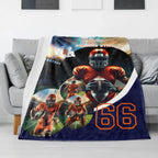 Personalized Football Senior Posters , High School Senior Blanket 750063 - DiyGiftly