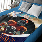 Personalized Football Senior Posters , High School Senior Blanket 750063 - DiyGiftly