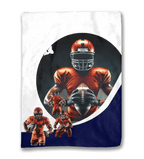 Personalized Football Senior Posters , High School Senior Blanket 750063 - DiyGiftly