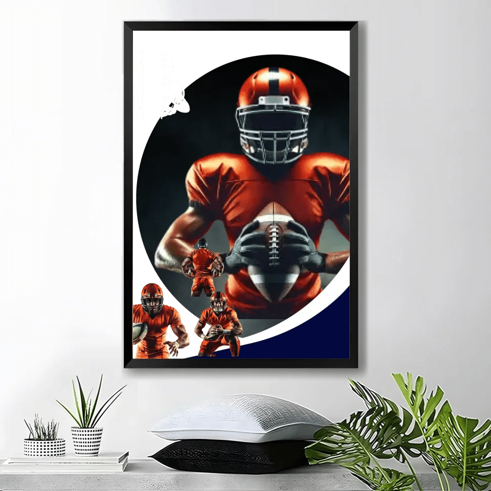 Personalized Football Senior Posters , High School Senior Poster 749870 - DiyGiftly