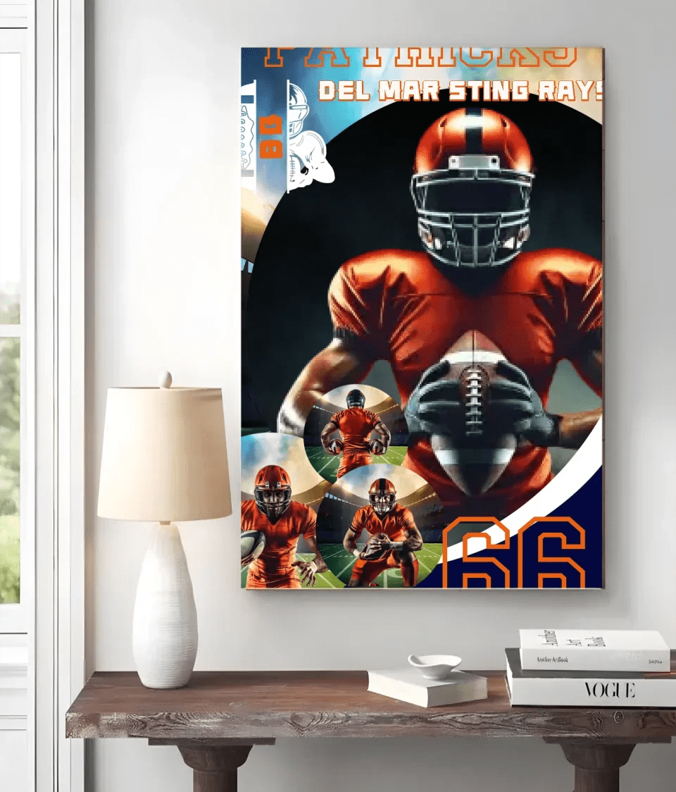 Personalized Football Senior Posters , High School Senior Poster 749870 - DiyGiftly