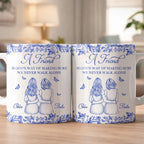white friend god way mug personalized design ceramic