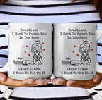 Personalized Funny Mug – "Sometimes I Want To Punch You In The Face, Other Times I Want To Sit On It" – Custom Coffee Mug for Couples, Girlfriends, Boyfriends, Friends & Family – Humorous Gift for Him & Her 1084015 - DiyGiftly