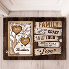 Personalized Gift Family Tree Poste Doormat 716307 - D - DiyGiftly