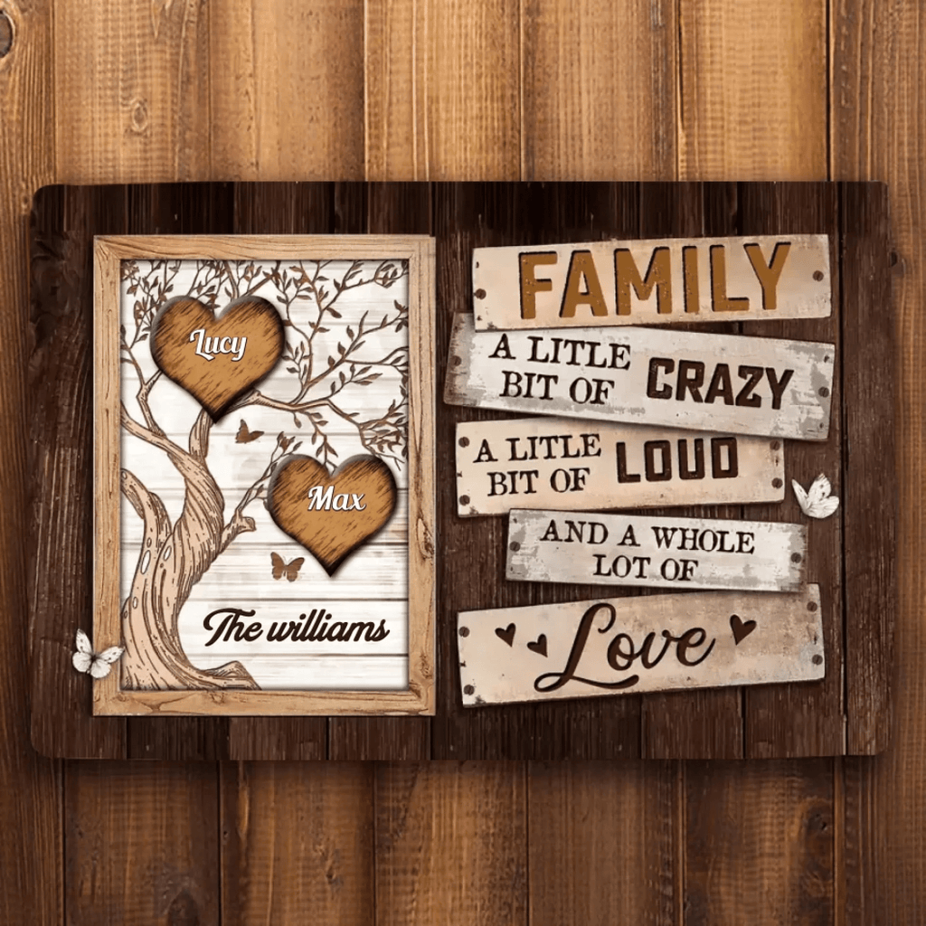 Personalized Gift Family Tree Poste Doormat 716307 - D - DiyGiftly