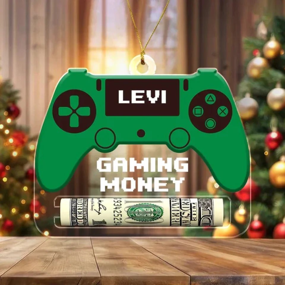 Personalized Gift Gaming Money Holder, Christmas Acrylic Ornament - Best Christmas Gift Idea 688423 - DiyGiftly