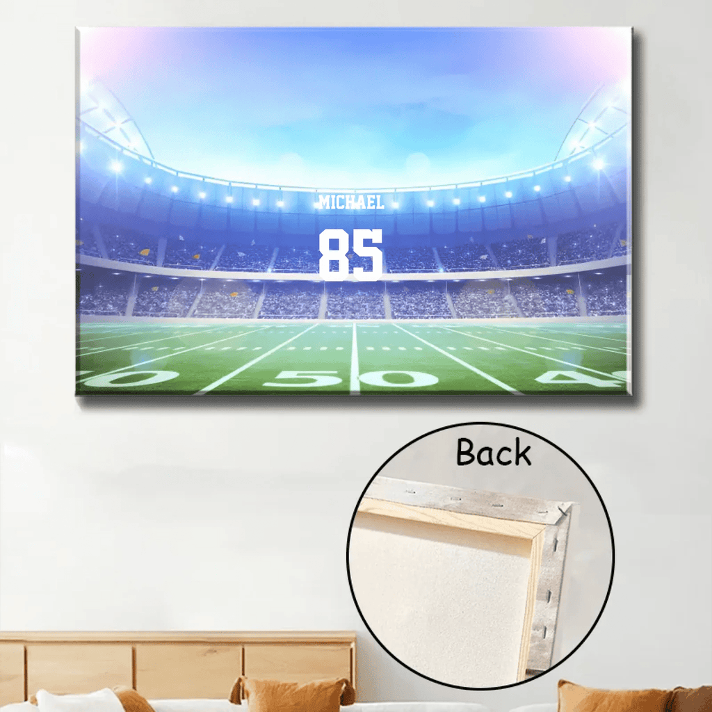 Personalized Gifts, Custom Football Canvas, God Say I Am Canvas, Wall Art For Living Room 740599 - 740618 - DiyGiftly