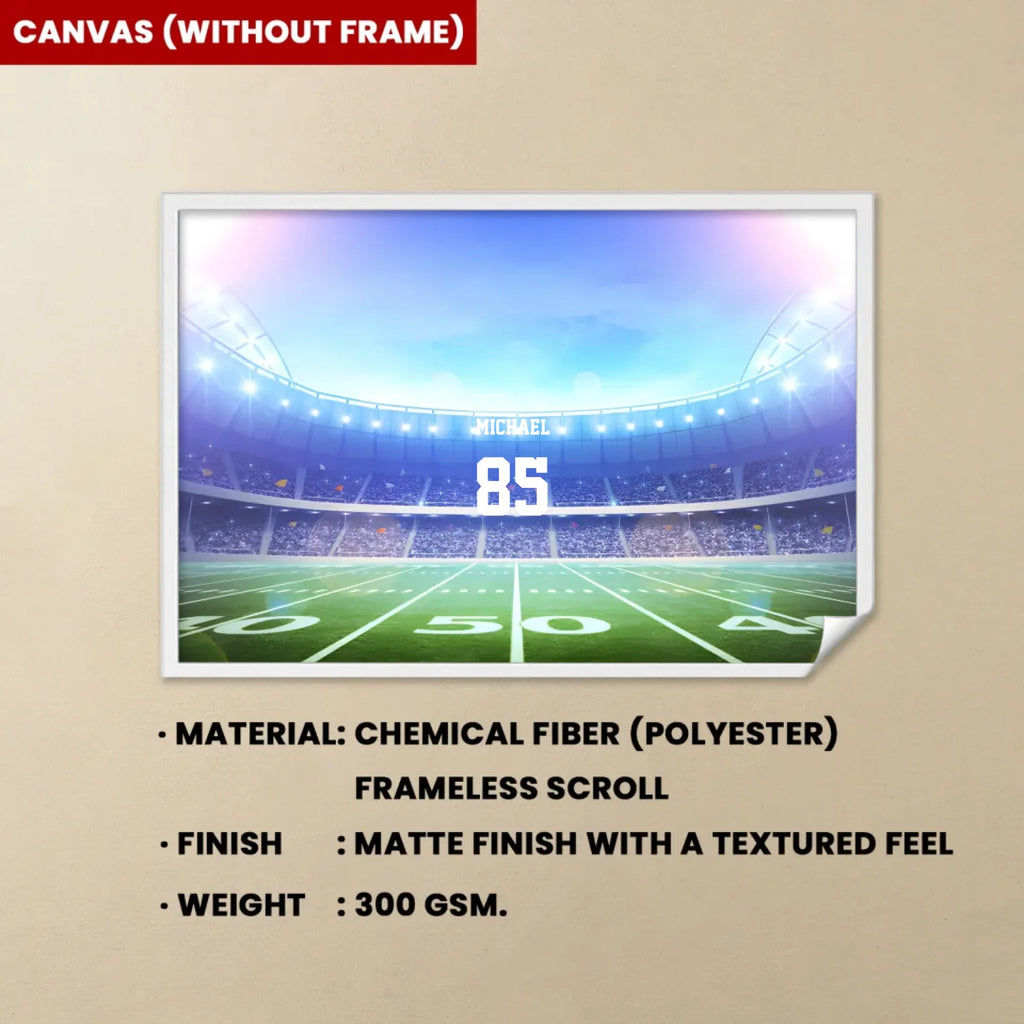 Personalized Gifts, Custom Football Canvas, God Say I Am Canvas, Wall Art For Living Room 740599 - 740618 - DiyGiftly