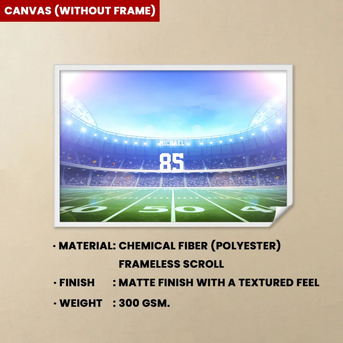 Personalized Gifts, Custom Football Canvas, God Say I Am Canvas, Wall Art For Living Room 740599 - 740618 - DiyGiftly