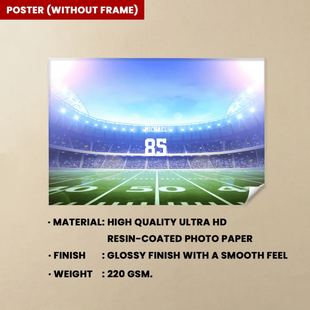 Personalized Gifts, Custom Football Canvas, God Say I Am Canvas, Wall Art For Living Room 740599 - 740618 - DiyGiftly