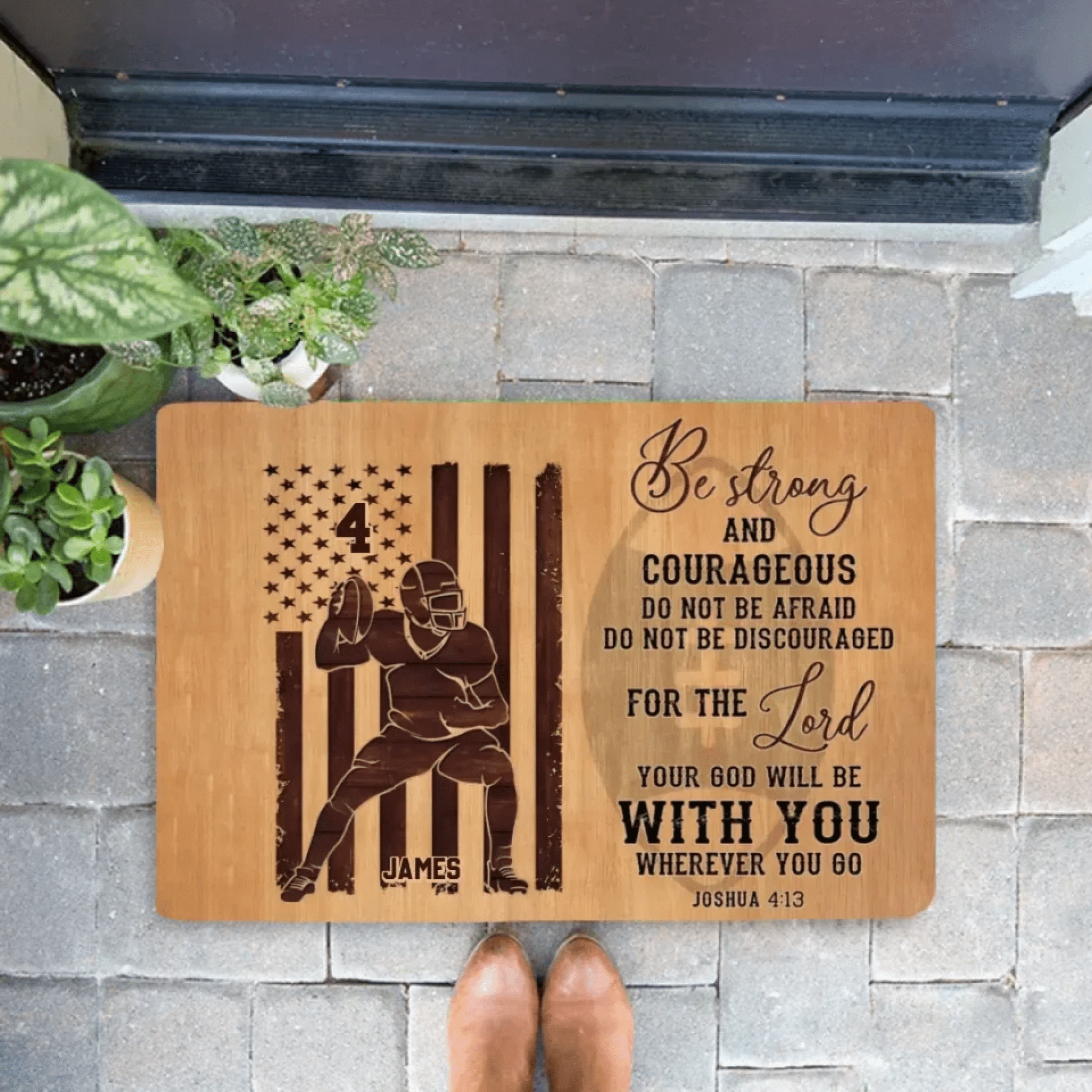 Personalized Gifts For Football Players Mat Print Wall Art 709361 - D - DiyGiftly