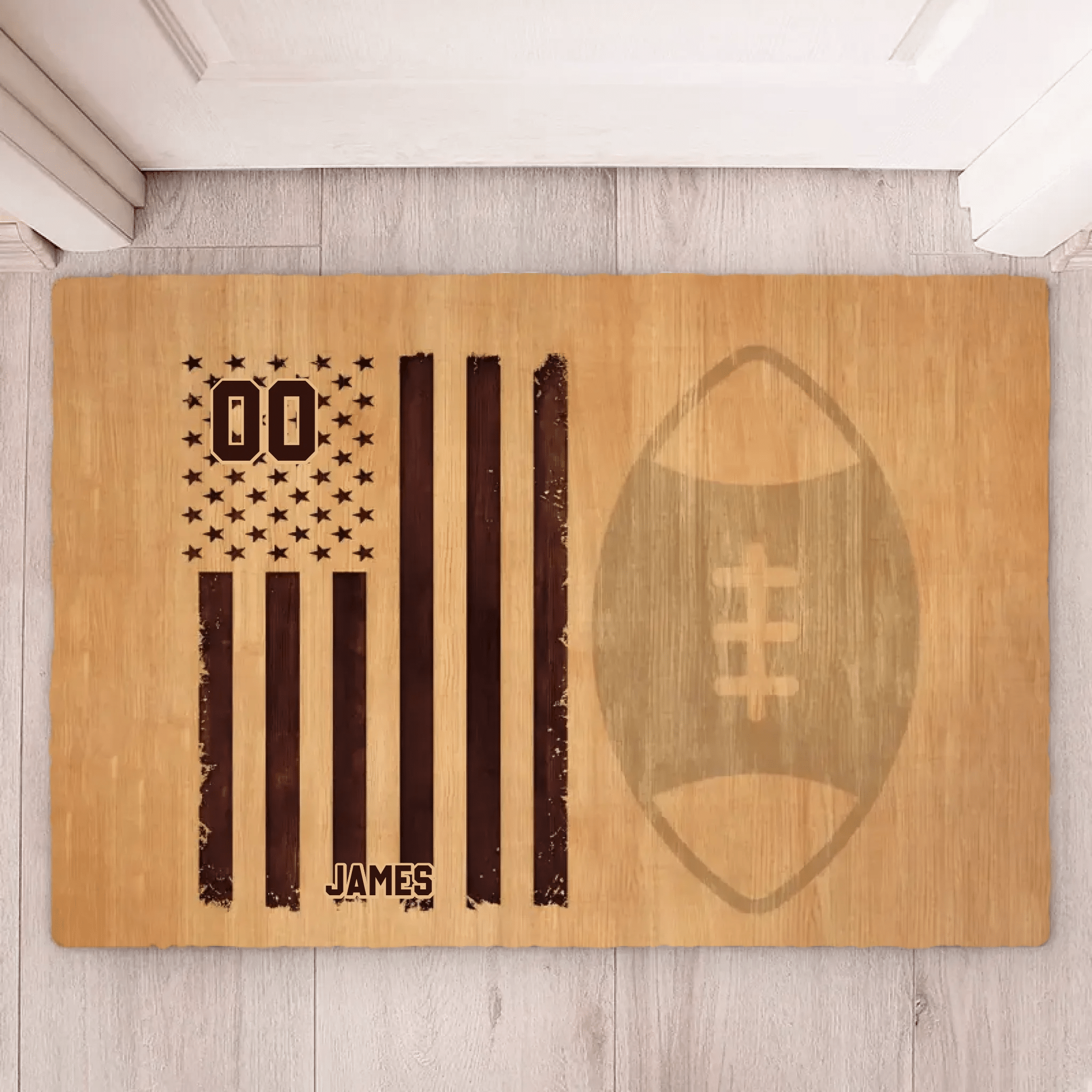 Personalized Gifts For Football Players Mat Print Wall Art 709361 - D - DiyGiftly