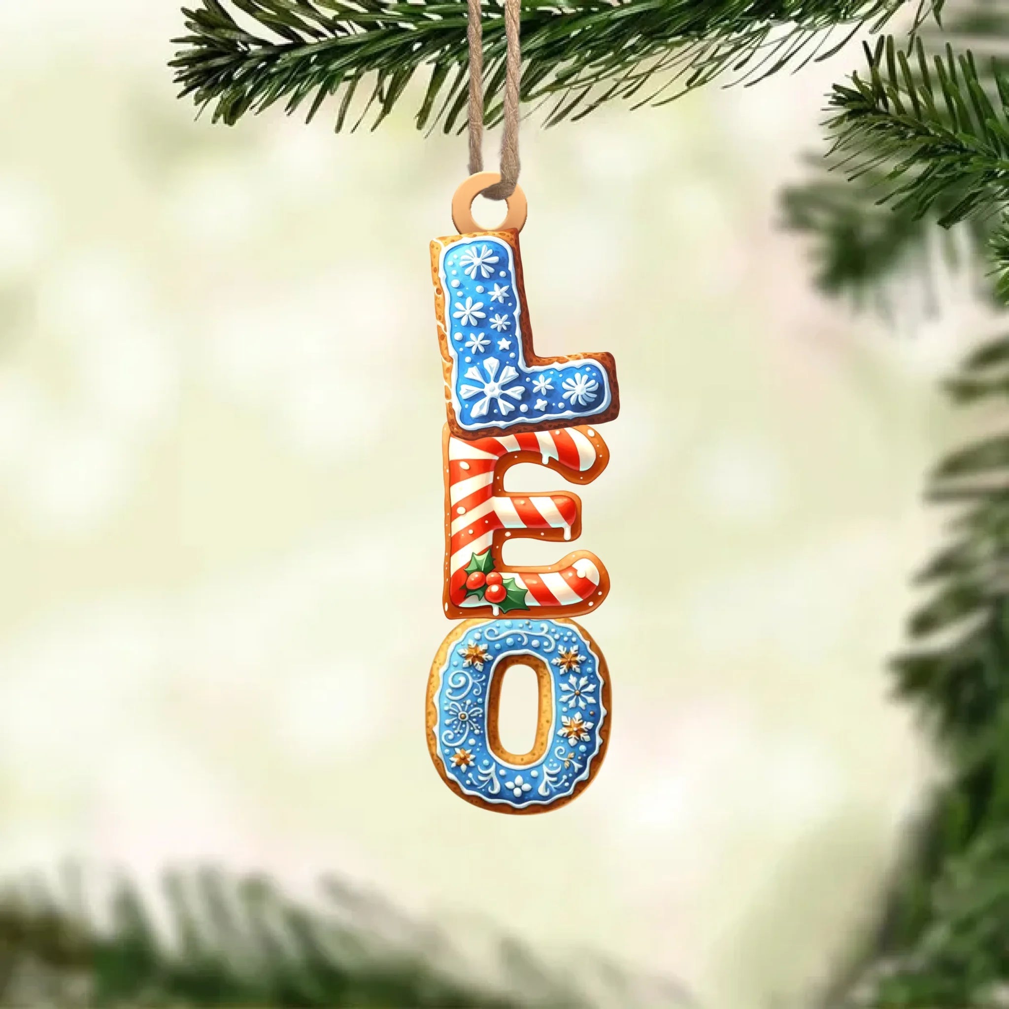 wooden ornament personalized design gift for daughter