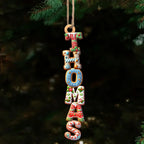 wood personalized design wooden ornament gift for daughter