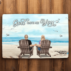 Personalized "God Gave Me You" Mat– A Unique Gift for Couples, Faith & Love Expression 701108 - D - DiyGiftly
