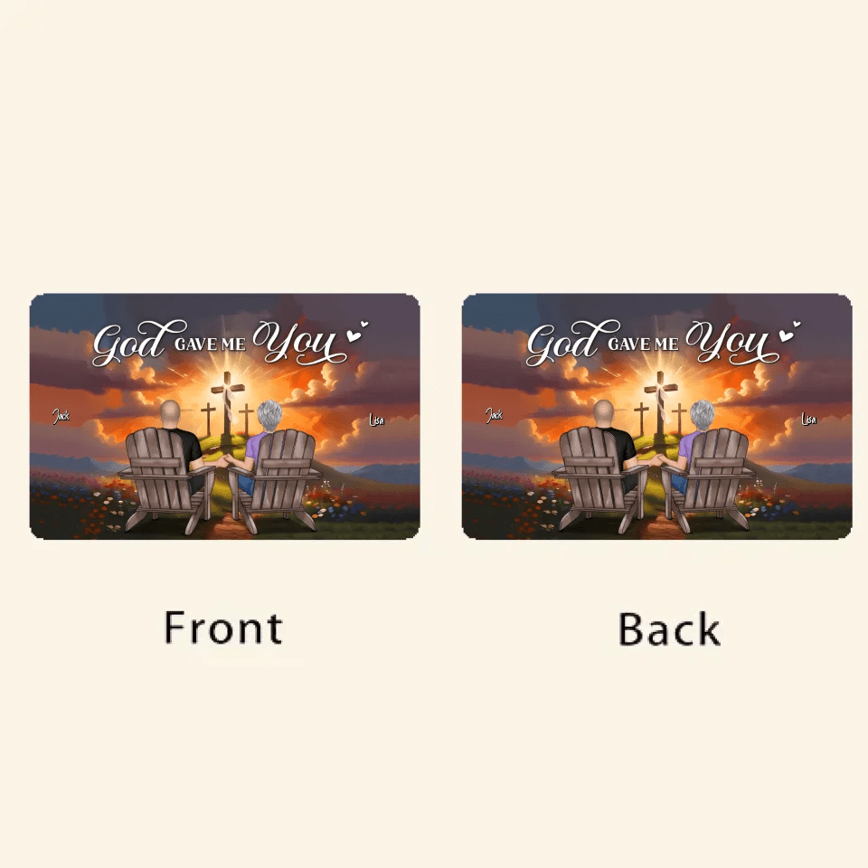 Personalized "God Gave Me You" Wallet Card– A Unique Gift for Couples, Faith & Love Expression 736328 - DiyGiftly