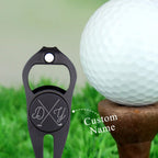 Personalized Golf Fork Ball Marker Bottle Opener Multipurpose Gifts for Golf Lover - DiyGiftly