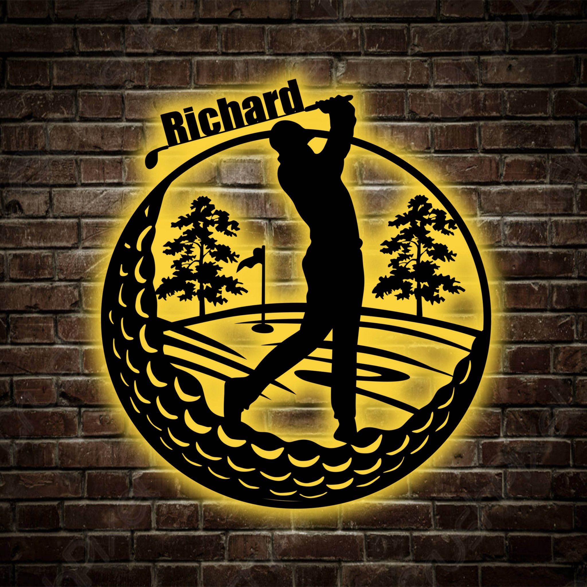 Personalized Golf Metal Sign – Custom Name Wall Decor, Unique Gift for Golfers, Golf Enthusiasts, and Sports Fans, Perfect for Bedroom, Game Room, or Man Cave 37031424 - DiyGiftly