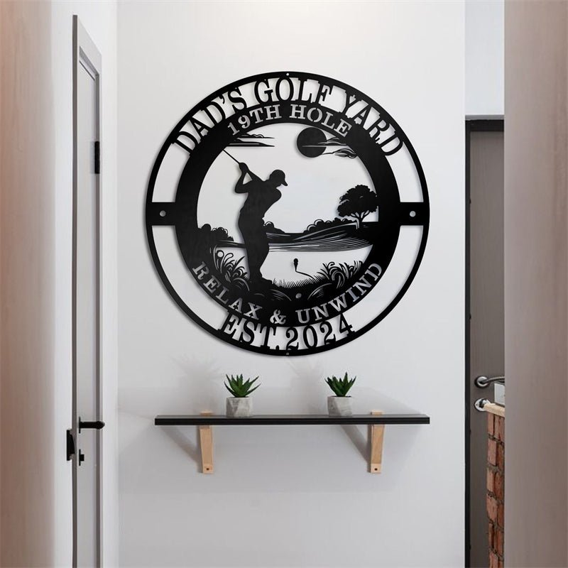 Personalized Golf Metal Signs – Custom Sports Wall Plaque for Golf Lovers, Game Room, Man Cave, or Golf Club Decor 00472576 - DiyGiftly