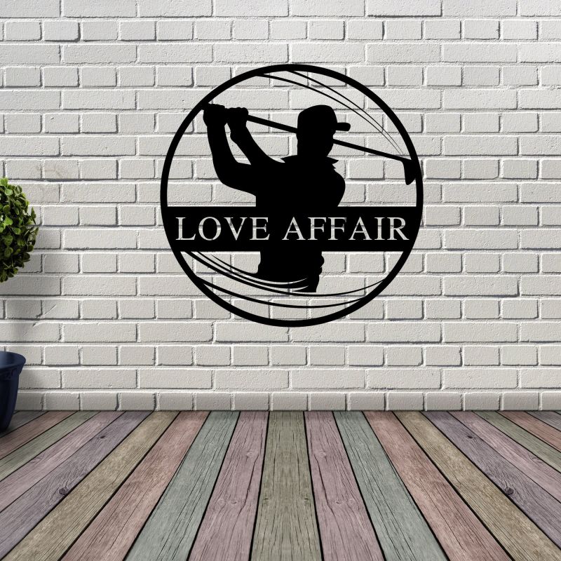 Personalized Golf Sign – Custom Text Wall Decor for Golfers, Golf Enthusiasts, and Sports Fans, Perfect for Home, Game Room, or Man Cave 92329728 - DiyGiftly