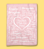 Personalized Grandkids Name Blanket Gifts for Grandparent 732608 - DiyGiftly