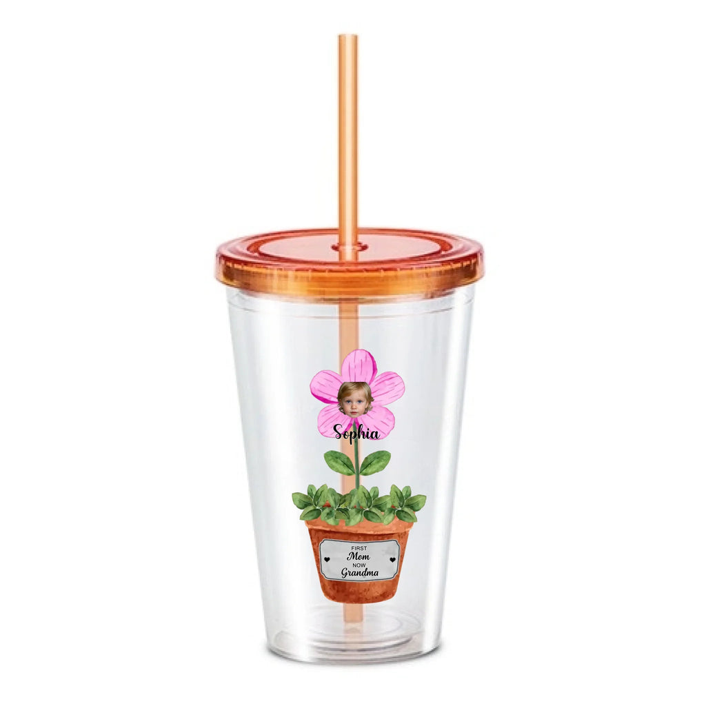 Personalized Grandma Garden Acrylic Insulated Tumbler – Custom Name Flower Cup with Grandkids Names – Gift for Grandma, Nana, Mimi – Mother's Day, Birthday, Family Gift Idea 1032741 - DiyGiftly