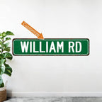 Personalized Green Street Sign, Custom Your Name Road Street Way Lane Decor 51853824 - DiyGiftly